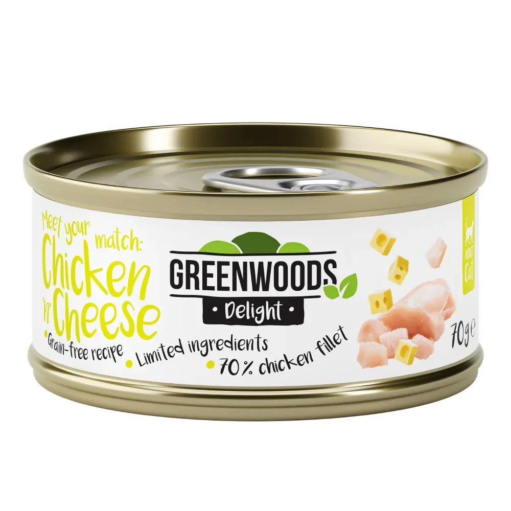 Greenwoods Delight Hühnerfilet mit Käse - 6 x 70 g