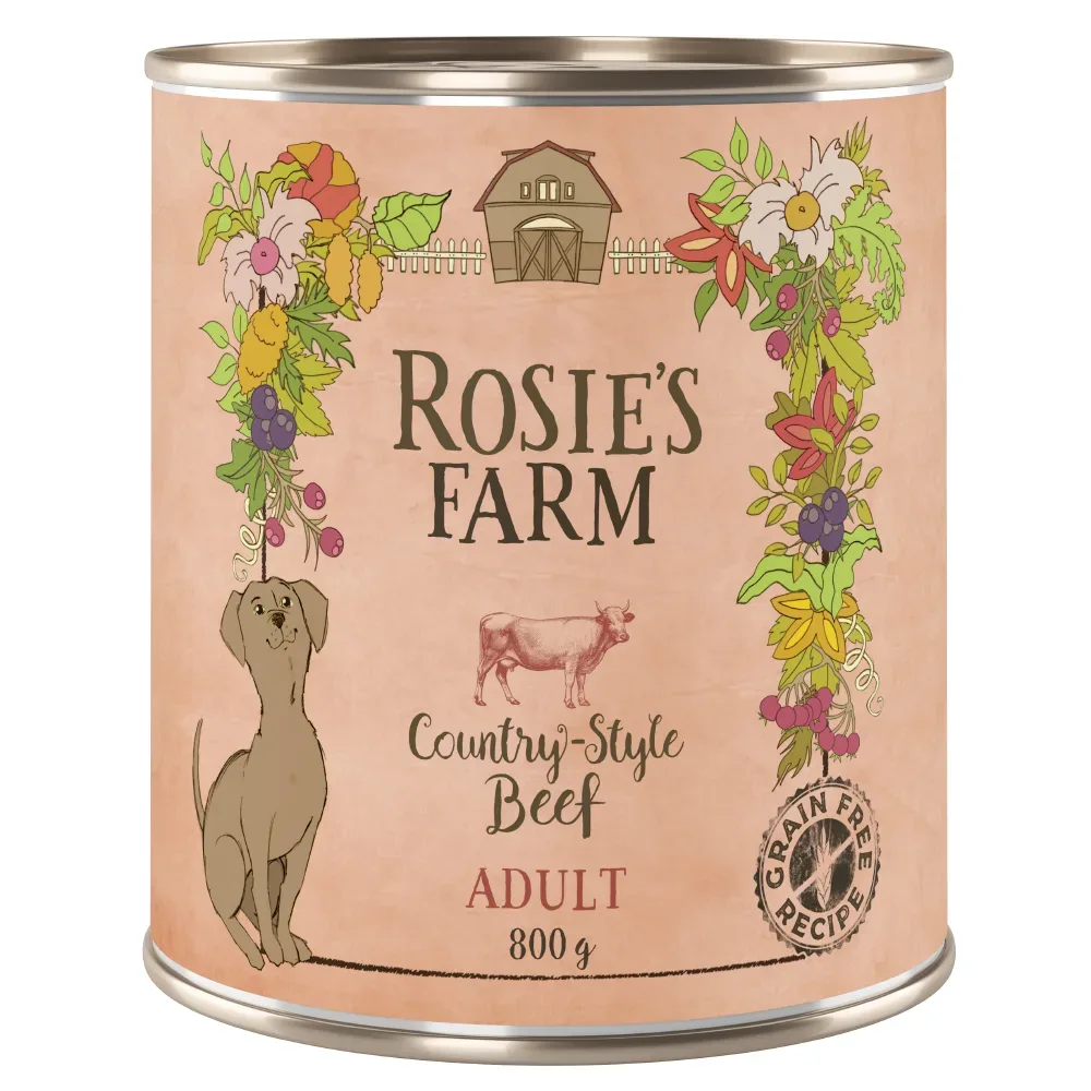 Rosie's Farm Adult 6 x 800 g - Rind