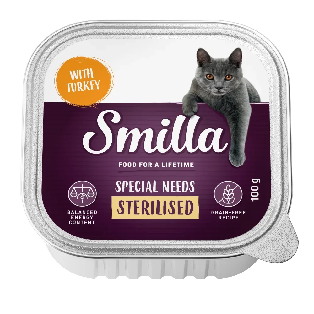 Smilla Sterilised Schale 6 x 100 g - Pute Pur