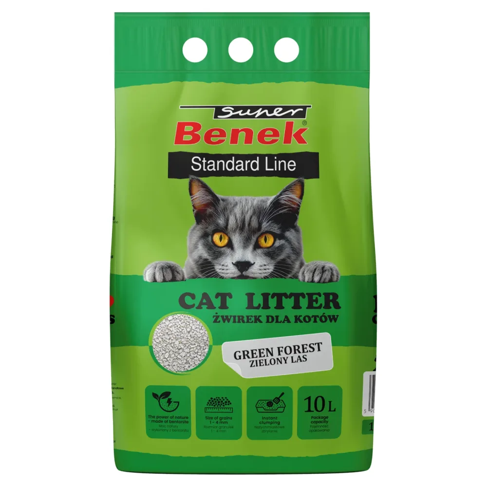 Super Benek Green Forest - 10 L (ca. 8,4 kg)