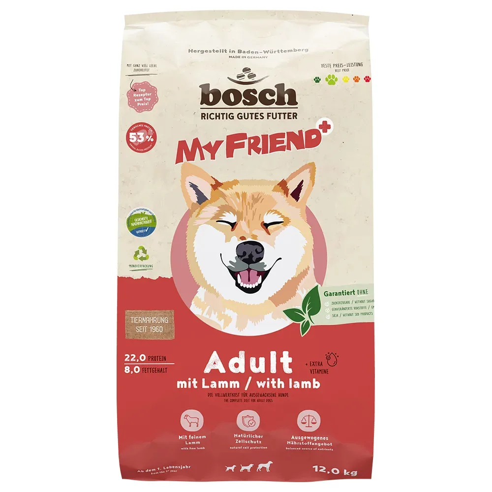 My Friend+ Dog Adult mit Lamm - 12 kg