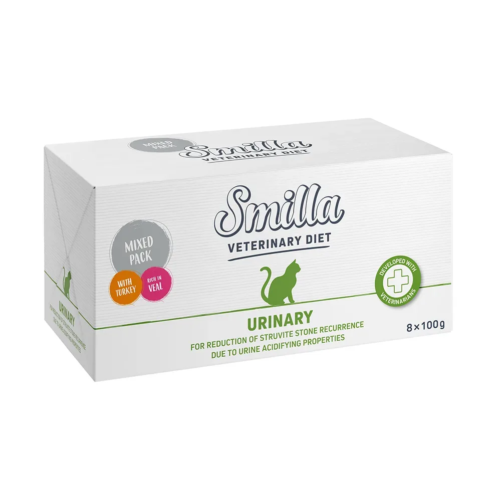 Smilla Veterinary Diet Mixpaket 8 x 100 g  - Renal: Huhn + Rind