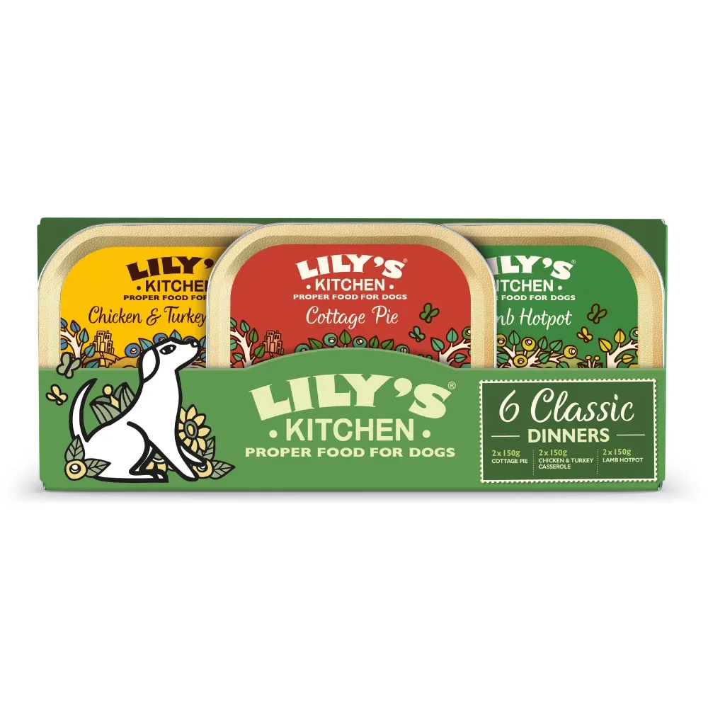 Lily's Kitchen Classic Dinners für Hunde - 12 x 150 g