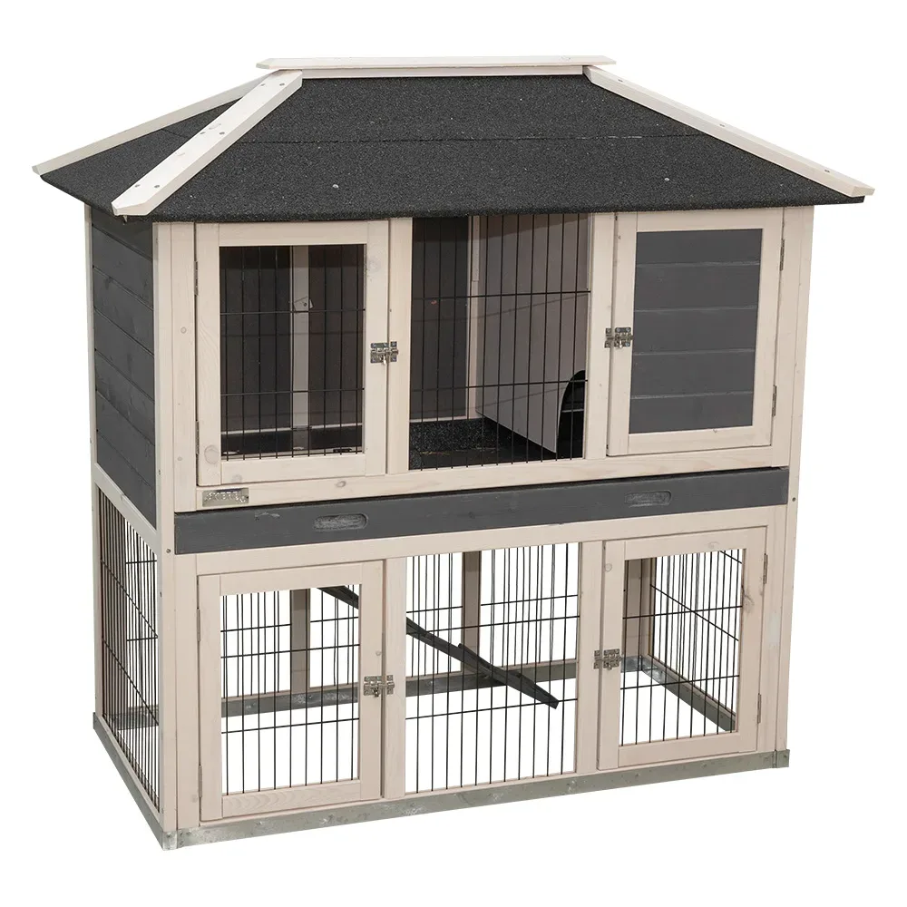 Kerbl Pet Nagerstall Villa - L 118 x B 68 x H 118 cm