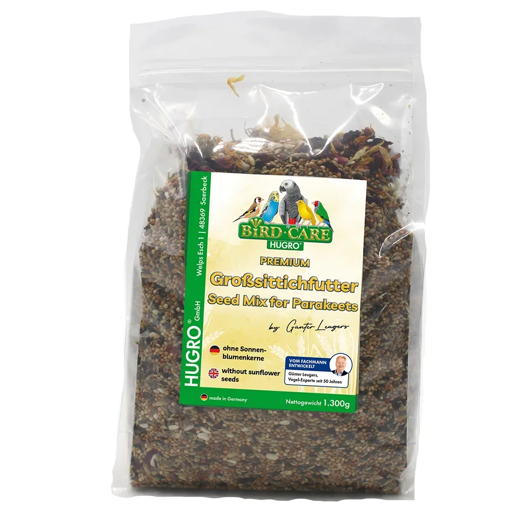 Hugro Grosssittichfutter - Sparpaket: 2 x 1,3 kg