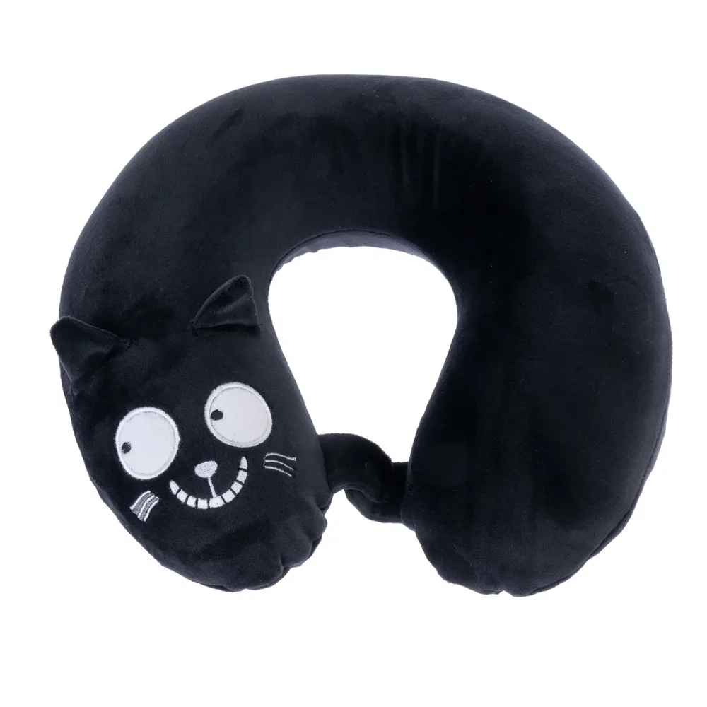 TIAKI Nackenkissen aus Memory Foam ?Smiling Cat? - 1 Stück