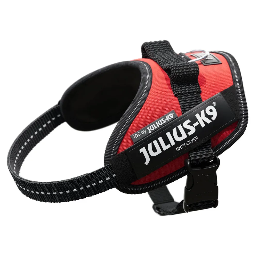 JULIUS-K9 IDC®-Powergeschirr - rot - Grösse L: Brustumfang 63 - 85 cm