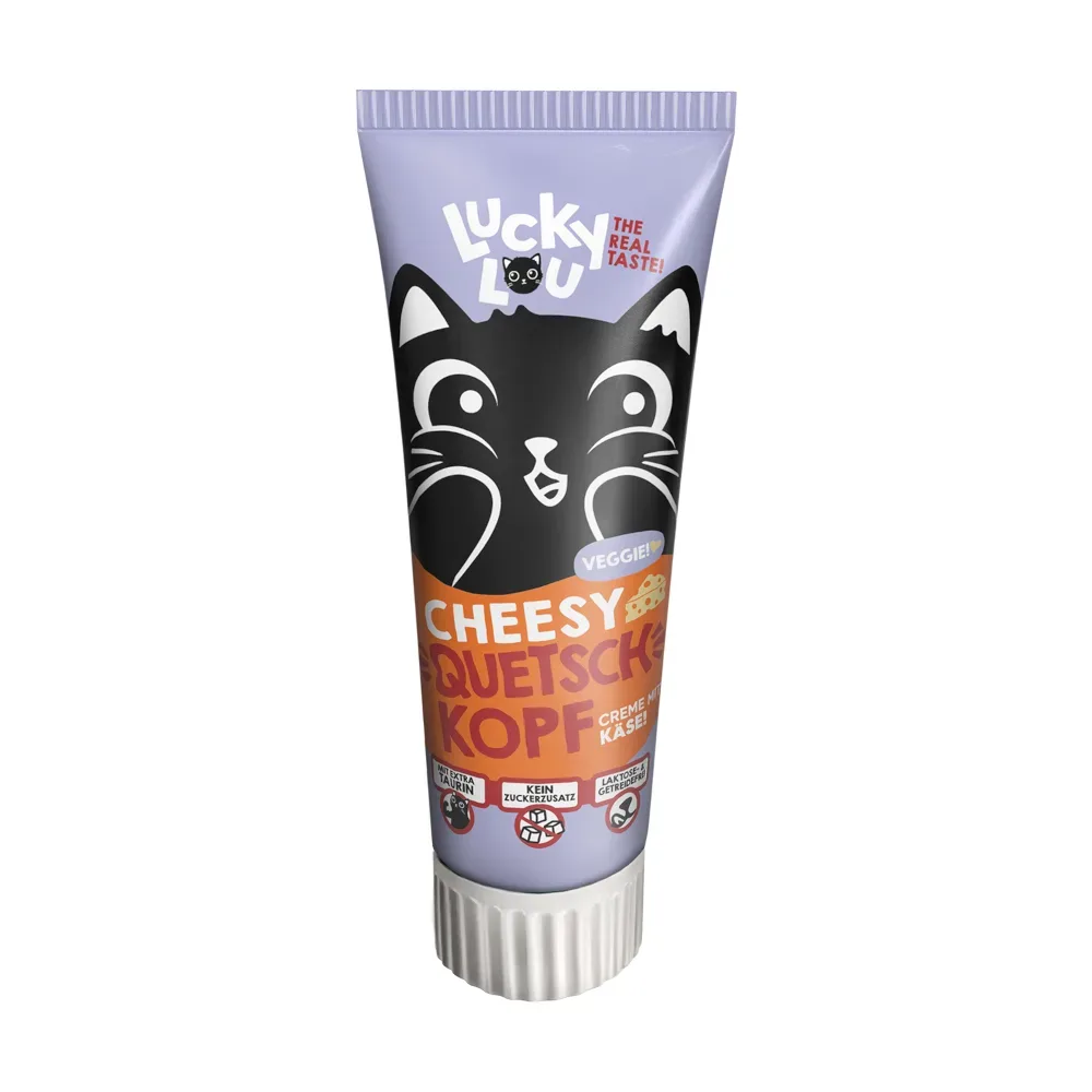 Lucky Lou Quetschkopf Käse - Sparpaket: 4 x 75 g