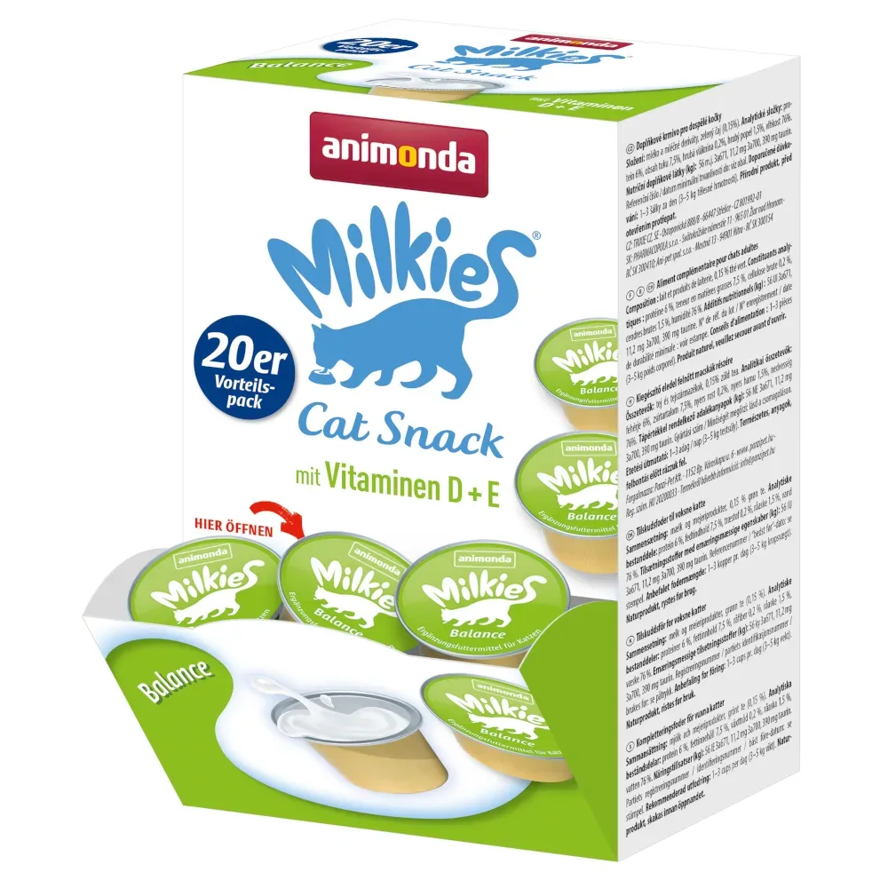 Multipack animonda Milkies - Sparpaket: Balance  60 x 15 g