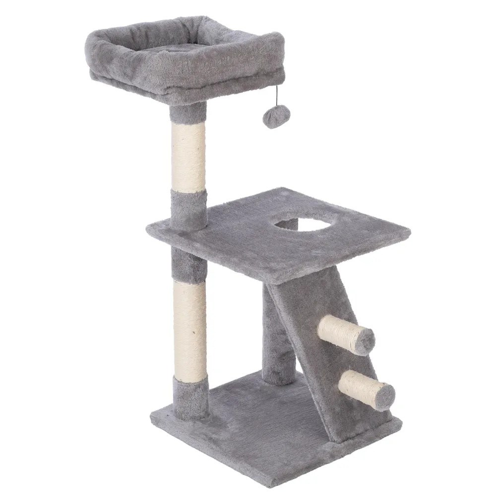 zooplus Basics Kratzbaum klein - grau