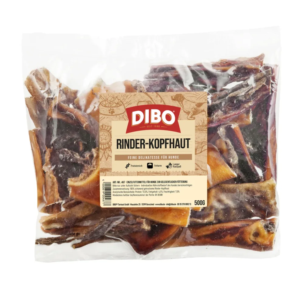DIBO Rinderkopfhaut - 500 g