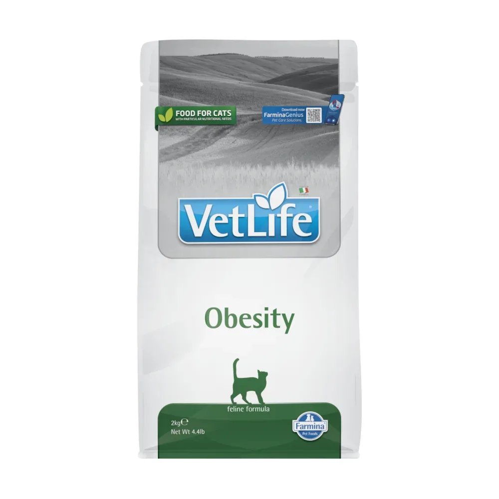 Farmina Vet Life Cat Obesity - Sparpaket: 2 x 2 kg