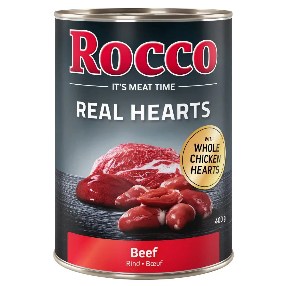 Rocco Real Hearts 6 x 400 g - Rind