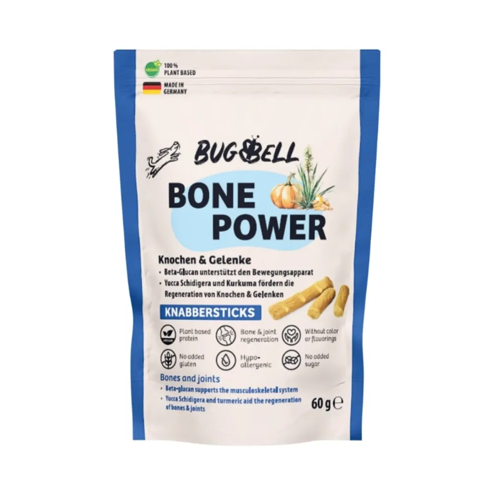 BugBell Knabbersticks Bone Power - 60 g