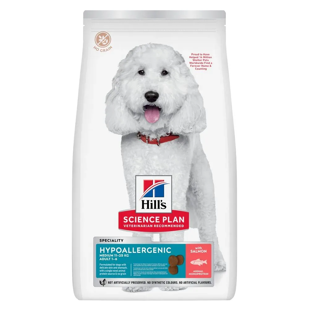 Hill's Science Plan Hypoallergenic Adult Medium mit Lachs - 2,5 kg