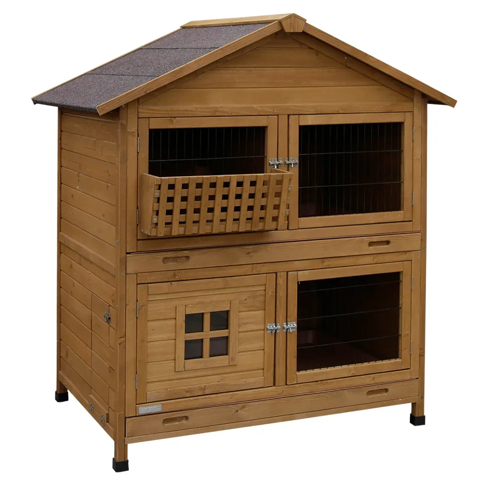 Kerbl Pet Nagerstall Südtirol - L 125 x B 87 x H 142 cm (2 Pakete)