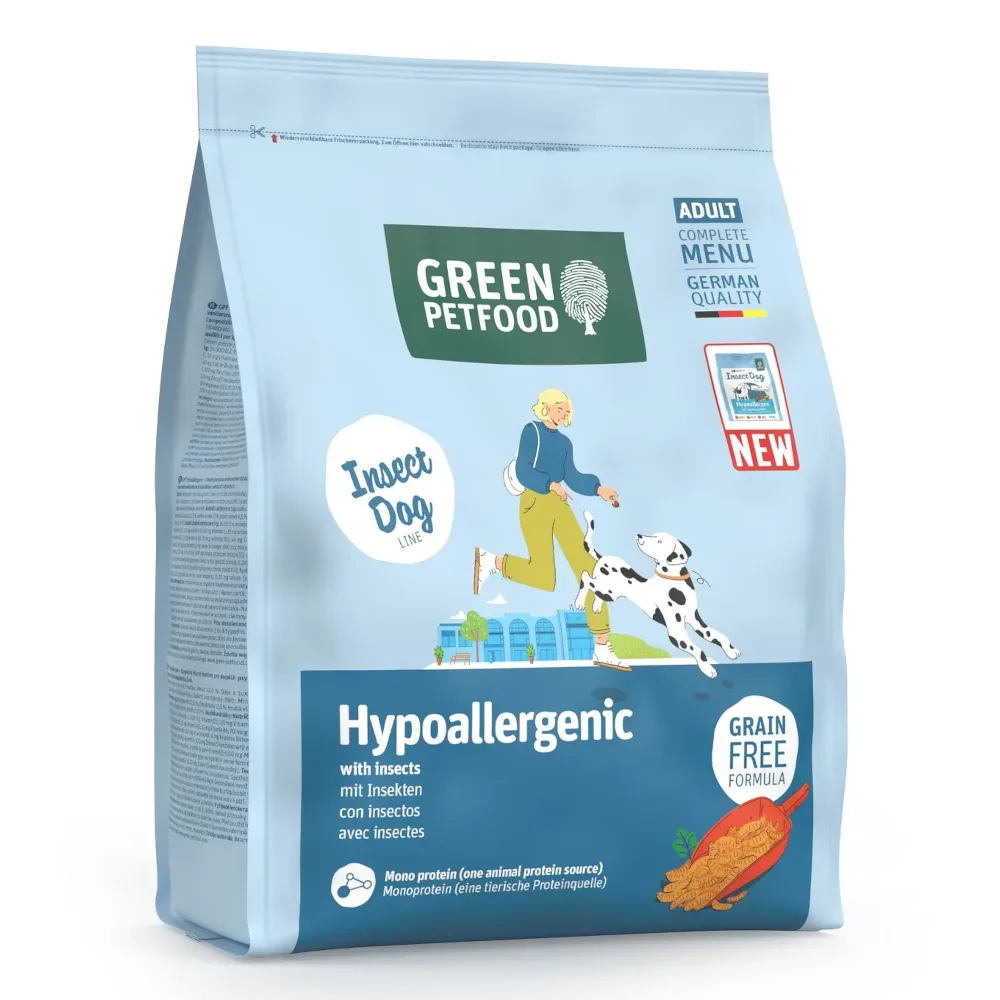 Green Petfood Hypoallergenic mit Insekten - Sparpaket: 2 x 10 kg