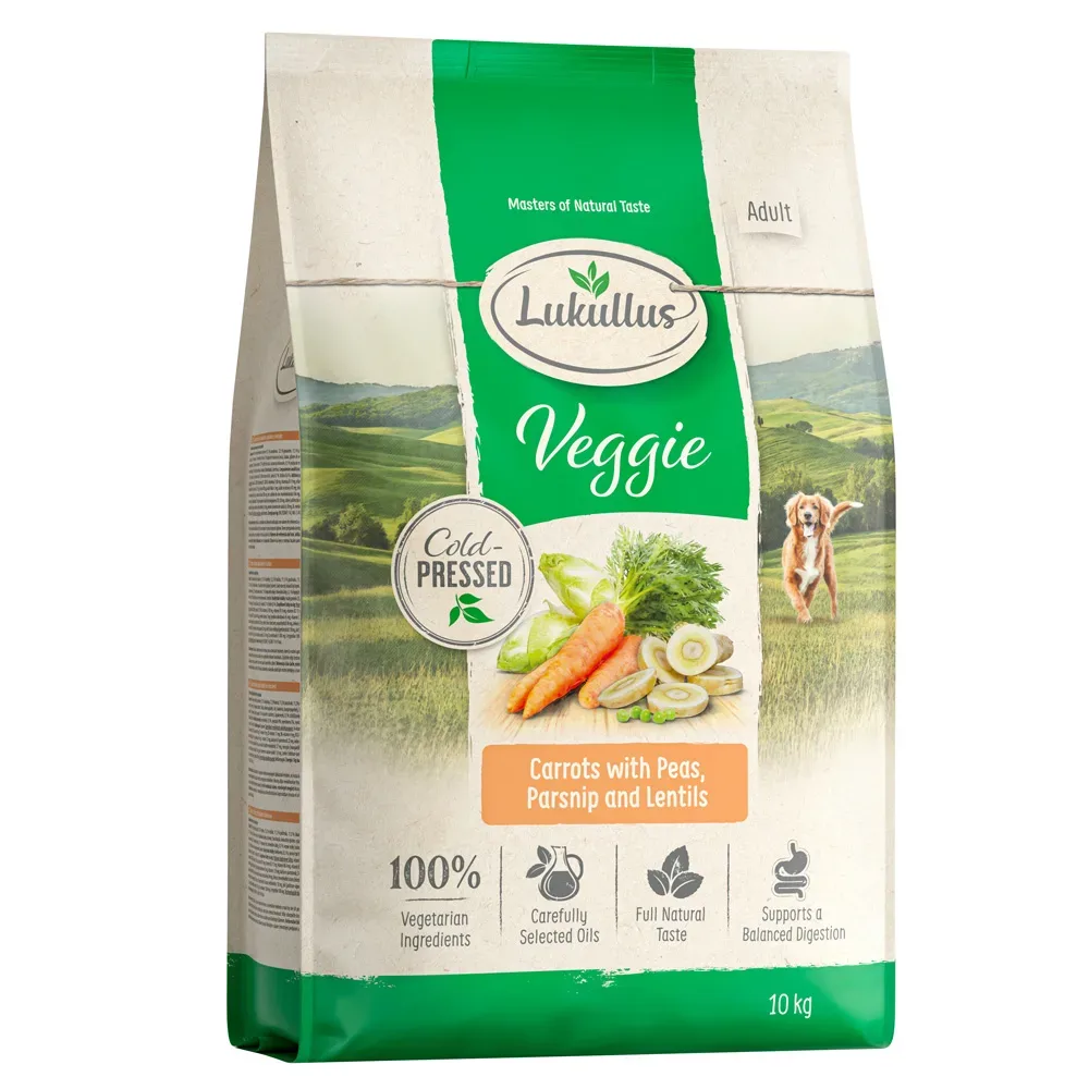 Lukullus Kaltgepresst Veggie - Sparpaket: 2 x 10 kg: neue Rezeptur