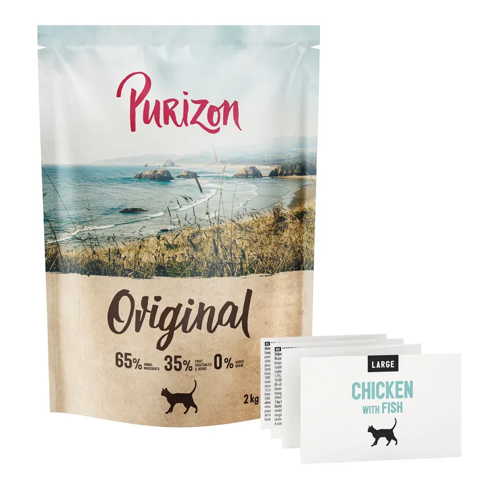 Purizon Large Adult Huhn & Fisch - getreidefrei  - NEU: 2 kg