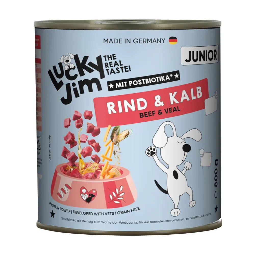 Sparpaket Lucky Jim Junior 24 x 800 g - Huhn