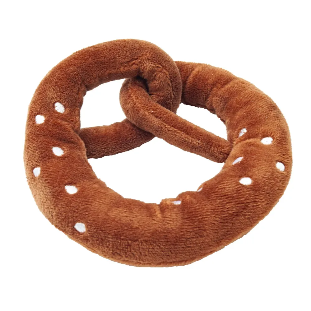 Aumüller Katzenspielkissen Plüsch-Brezel - 1 Stück
