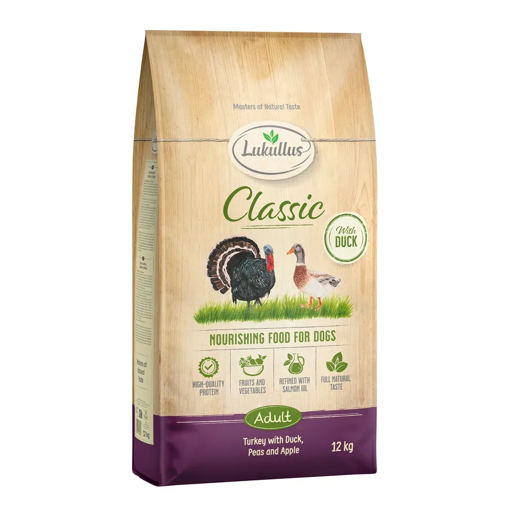 Lukullus Classic Truthahn & Ente - Sparpaket: 2 x 12 kg neue Rezeptur