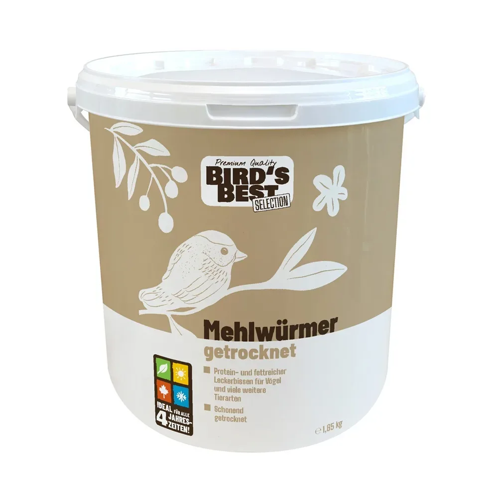 Bird's Best Mehlwürmer getrocknet - 1,65 kg