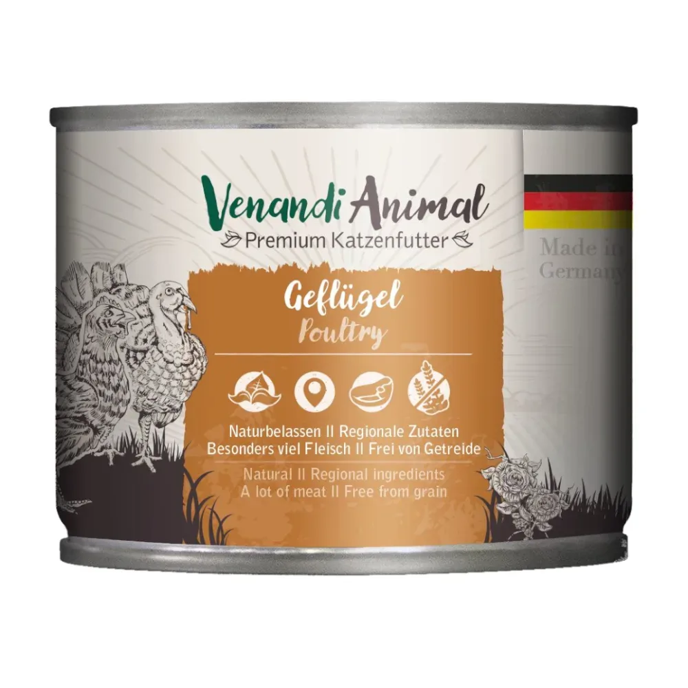 Venandi Animal 6 x 200 g - Geflügel