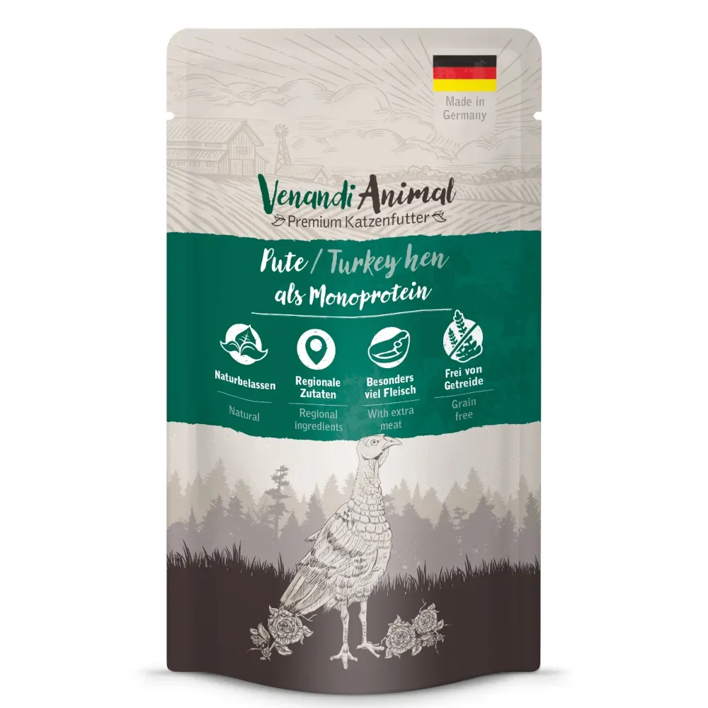 Venandi Animal Monoprotein 12 x 125 g - Pute