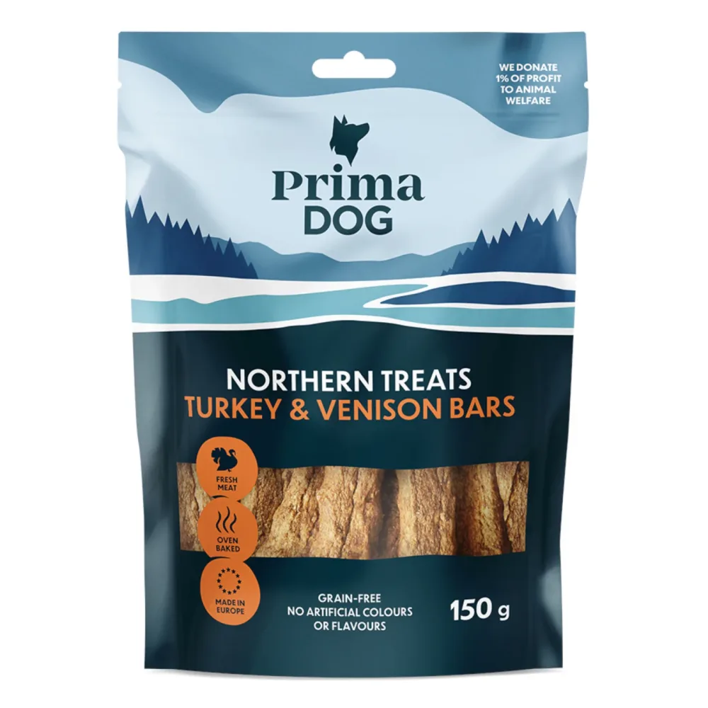 PrimaDog Northern Snack - Truthahn & Wildfleisch (150 g)