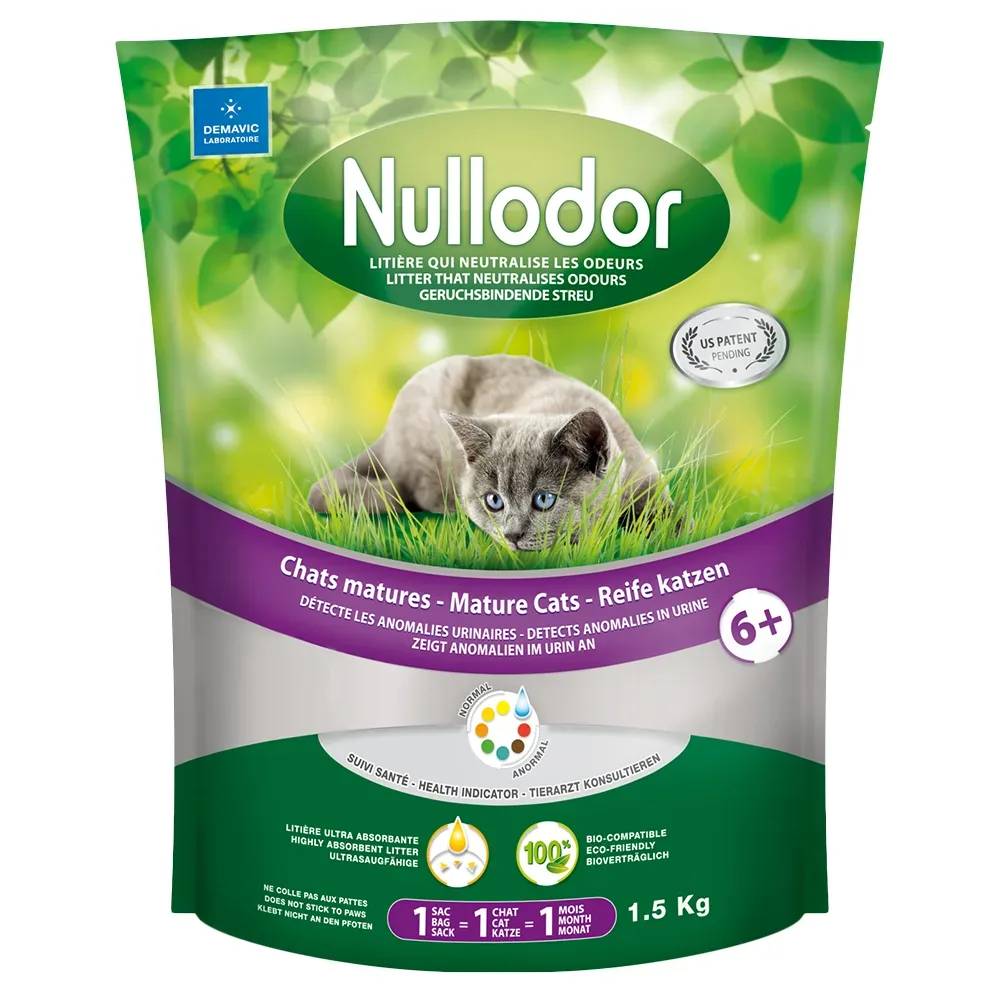Nullodor Mature Cats Katzenstreu für Fellnasen - 1,5 kg