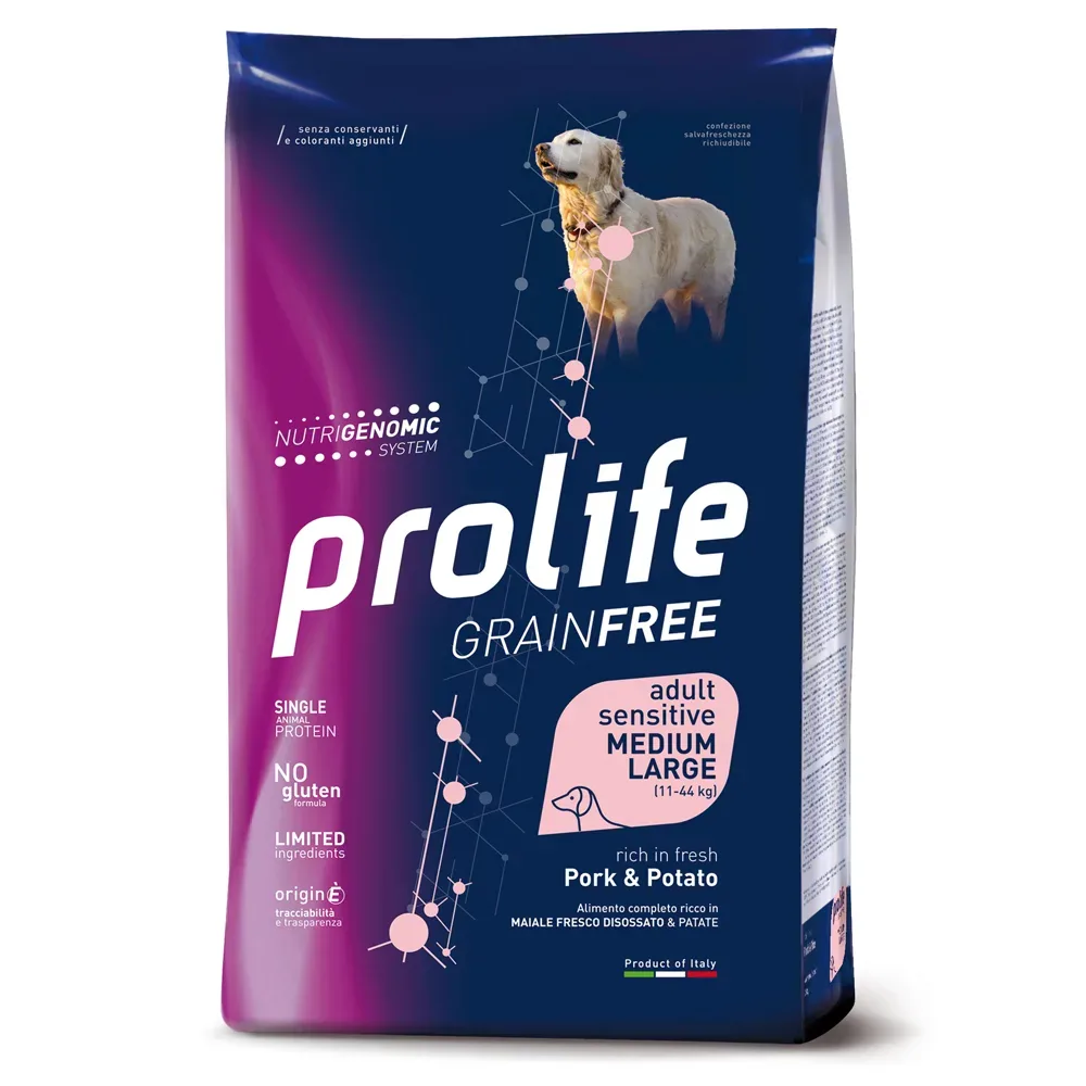 Dog Prolife Grain Free Schwein & Kartoffel - Sparpaket: 2 x 10 kg