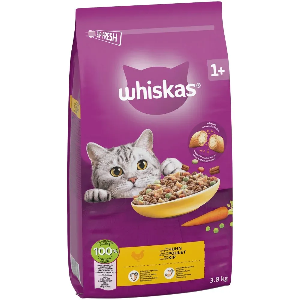 Sparpaket Whiskas - 1+ Huhn (2 x 14 kg)