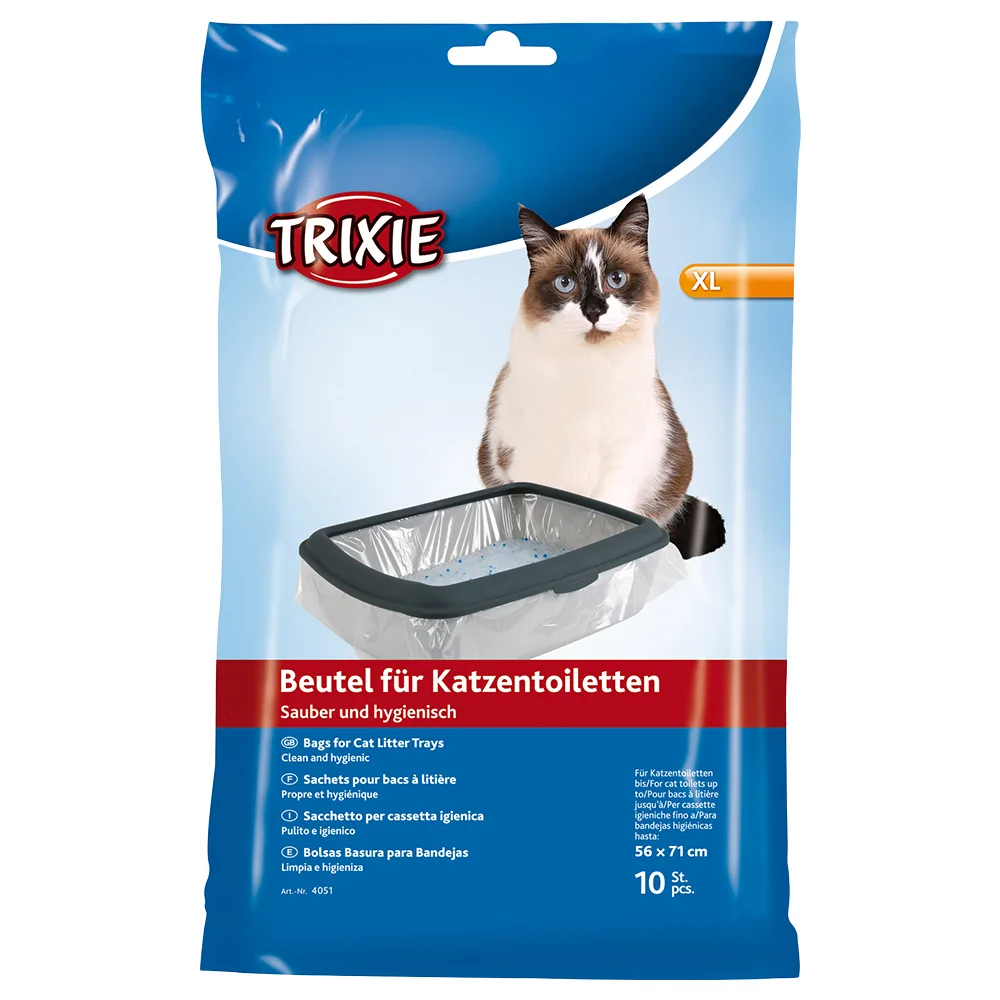 Trixie Katzentoilettenbeutel - XL: bis 56 × 71 cm, 10 St.