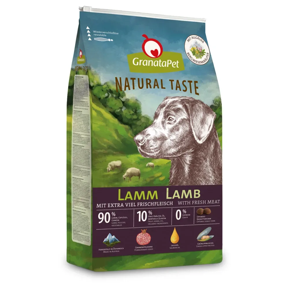 GranataPet Natural Taste Lamm - Sparpaket: 2 x 12 kg