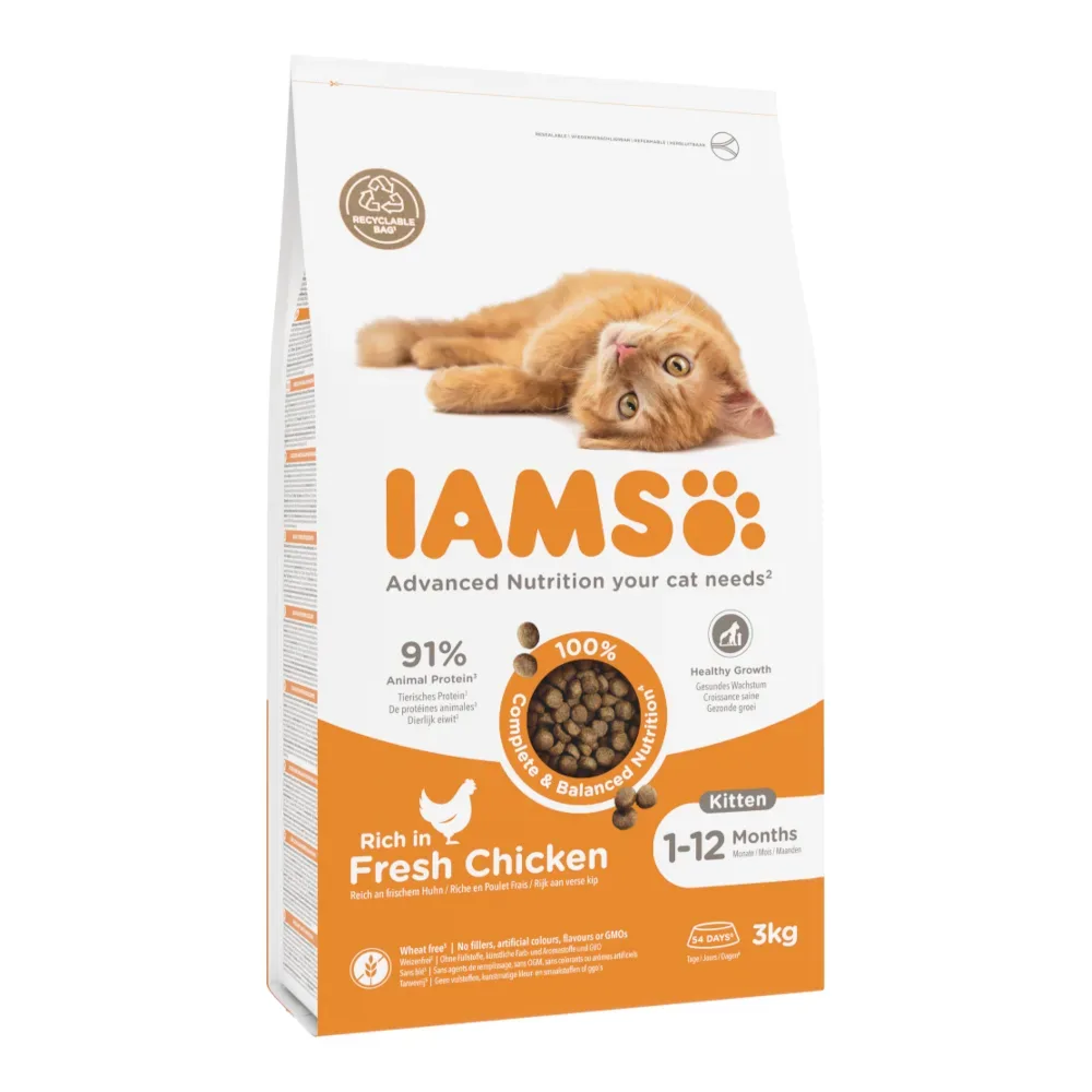 IAMS Advanced Nutrition Kitten mit Frischem Huhn - 10 kg