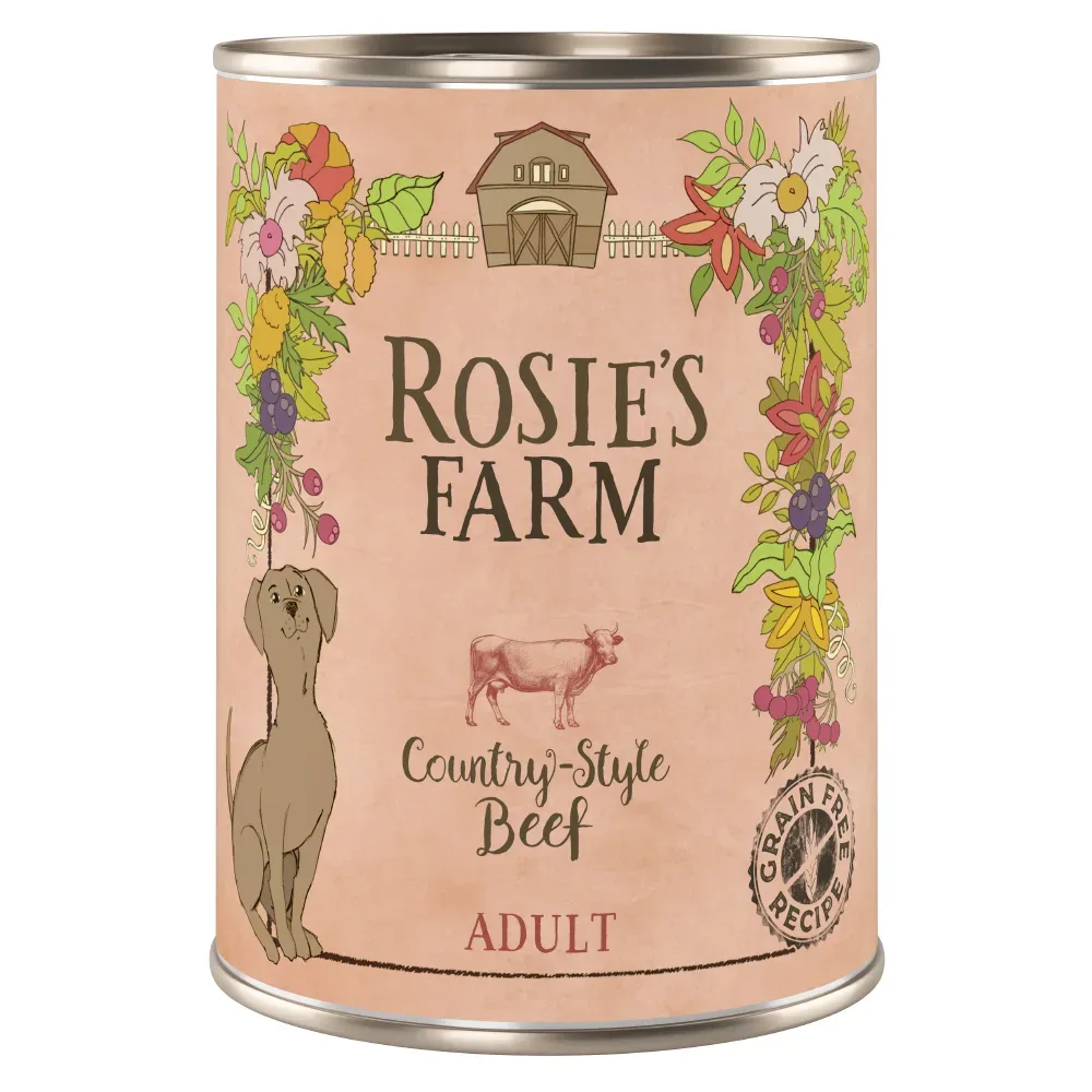 Sparpaket Rosie's Farm Adult 24 x 400 g - Rind