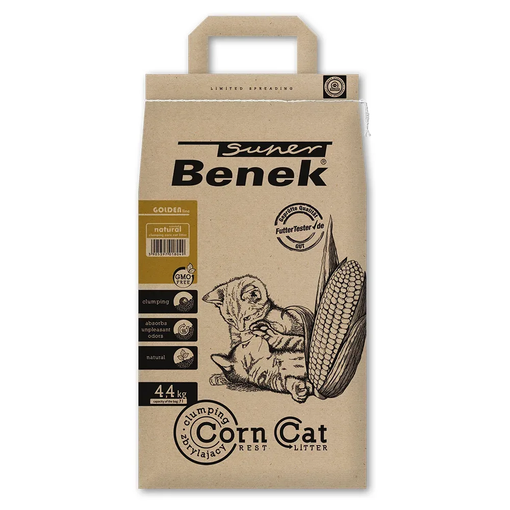 Super Benek Corn Cat Golden - 35 l (ca. 22 kg)