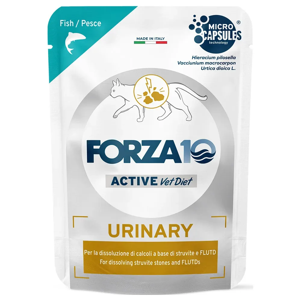 Forza 10 Urinary Active Vet Diet für Katzen 12 x 80 g - Fisch