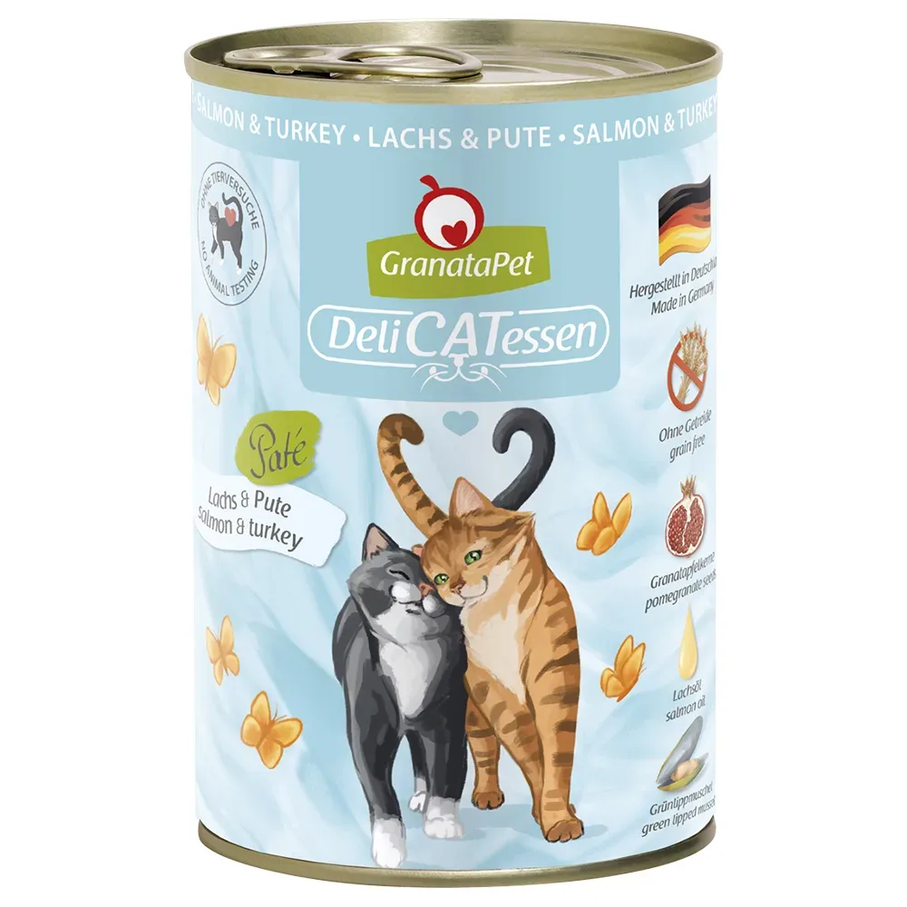 GranataPet DeliCatessen 24 x 400 g - Mixpaket ohne Fisch (6 Sorten)