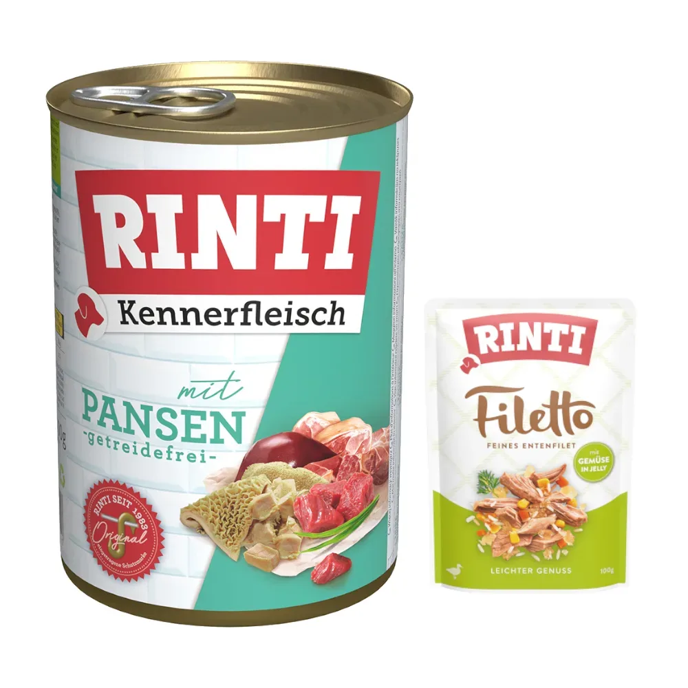 Sparpaket RINTI Kennerfleisch 12 x 400 g - Pansen