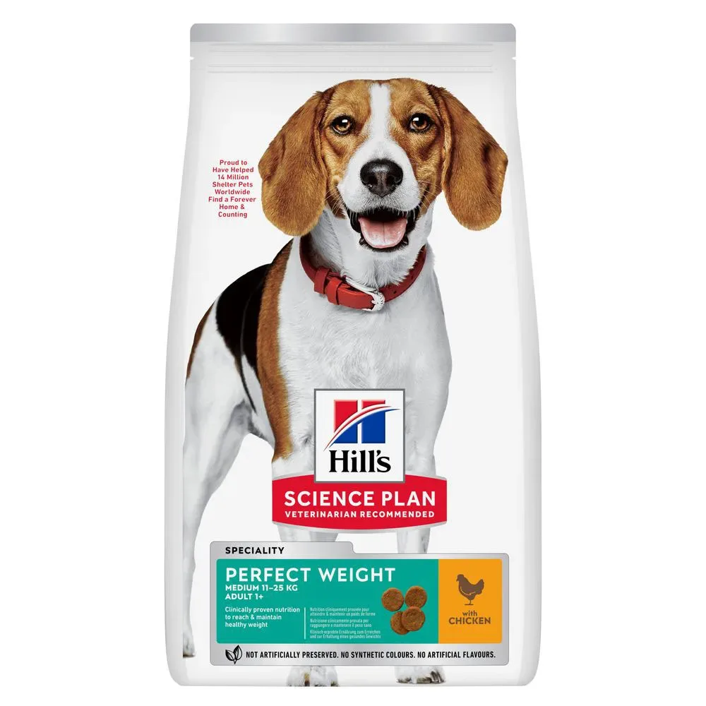 Hill's Science Plan Perfect Weight Adult Medium Huhn 12 kg