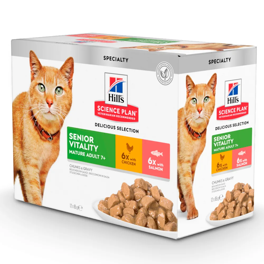 Hill's Science Plan Senior Vitality 7+ Mature Adult 12x85 g