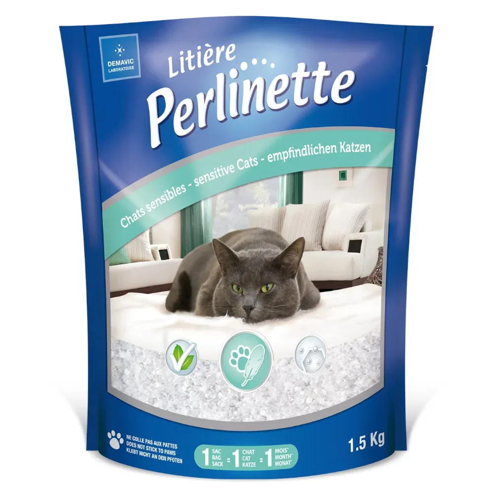 Perlinette Sensible Katzenstreu - 15 kg