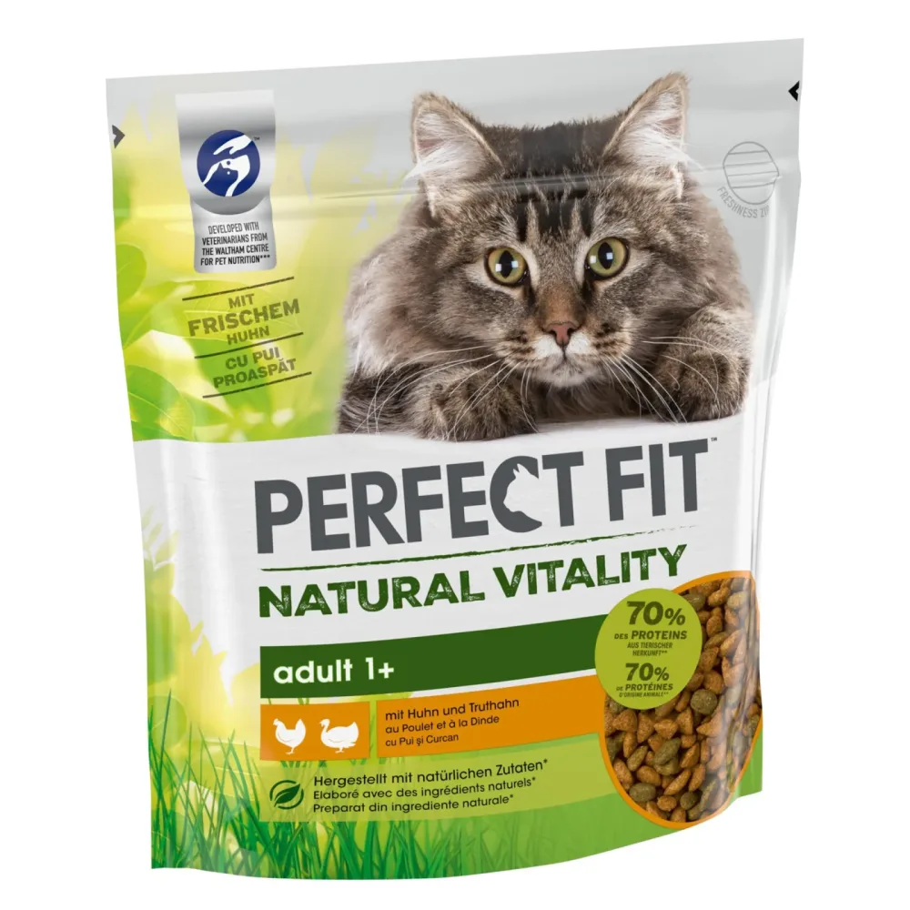 Perfect Fit Natural Vitality Adult 1+ Huhn und Truthahn - 650 g