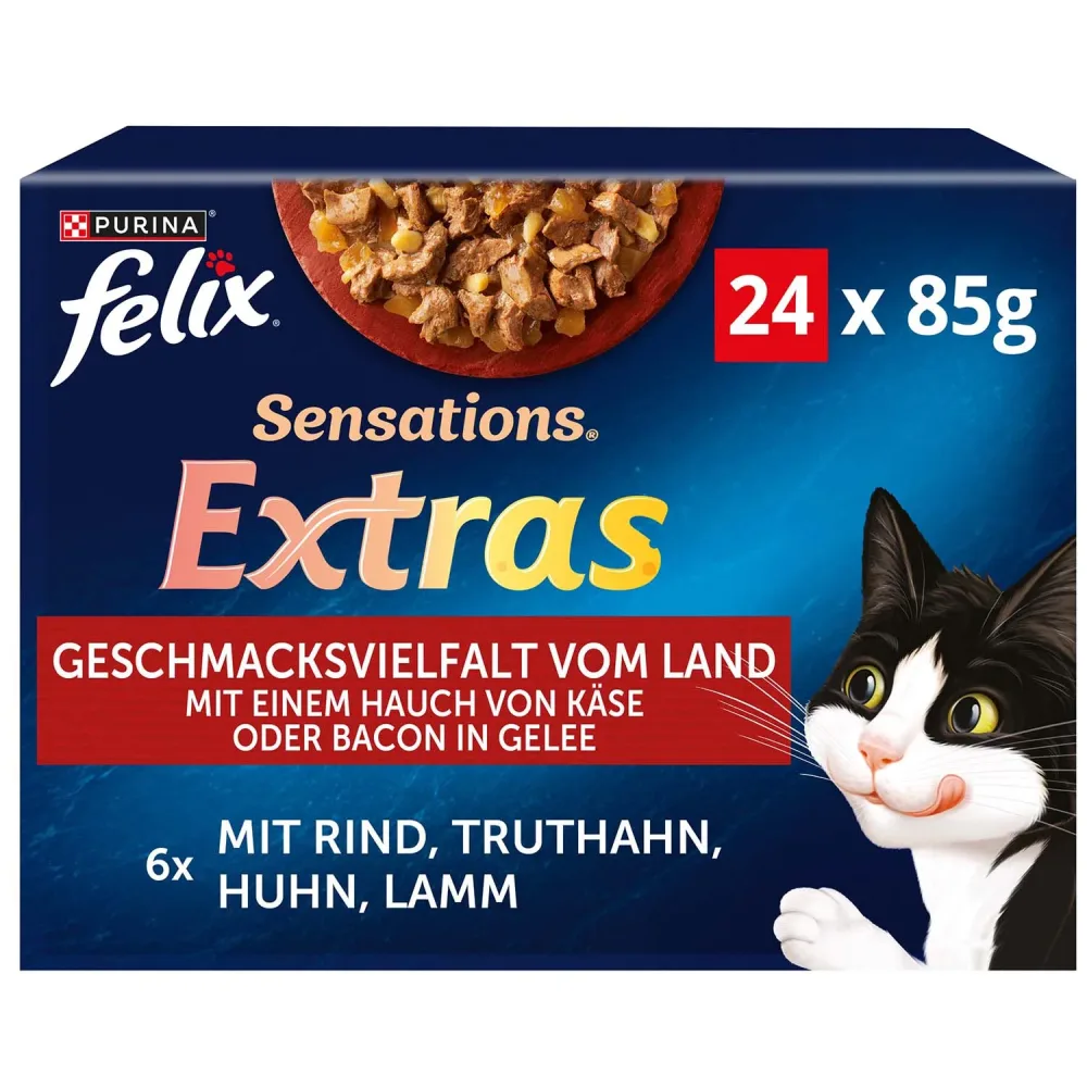Felix Sensations Extras Gelees 24x85g