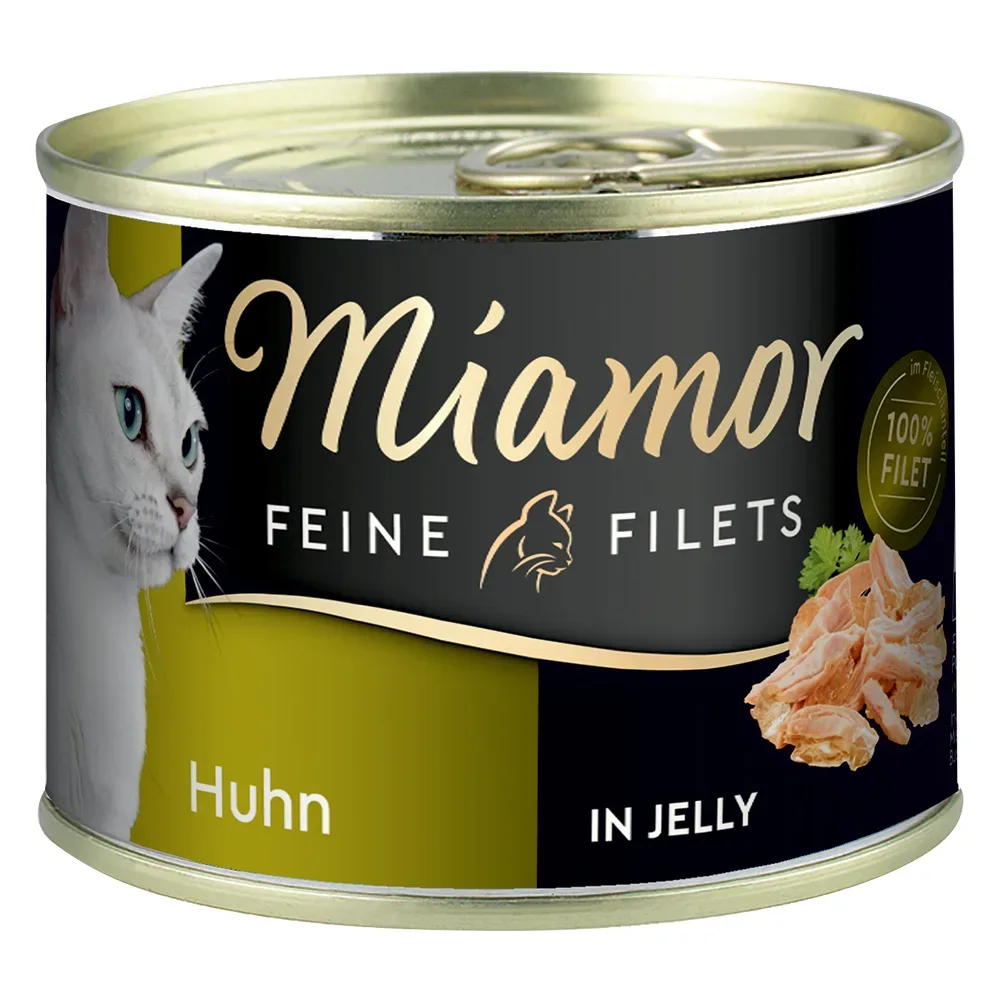Miamor Feine Filets 6 x 185 g - Huhn in Jelly