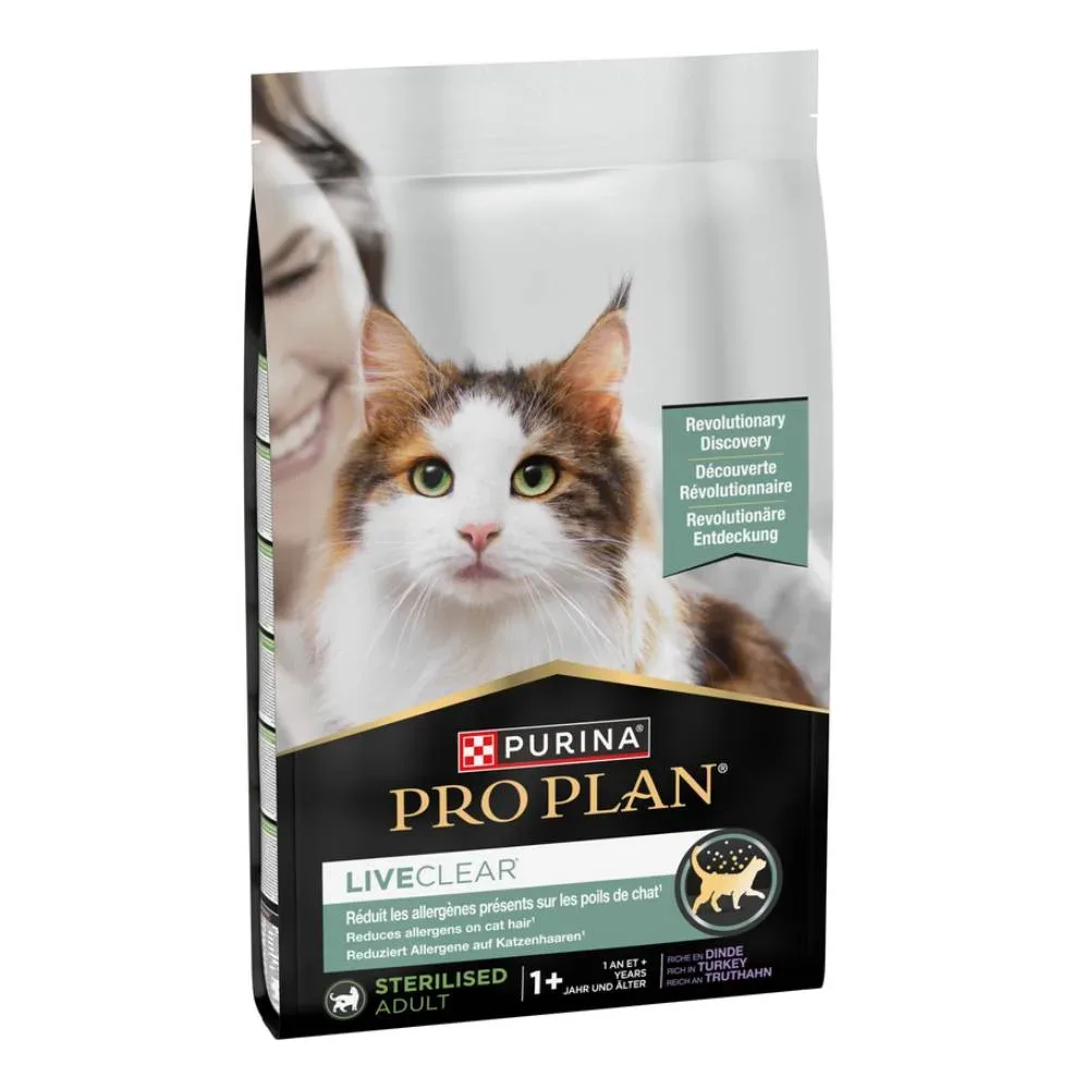 PRO PLAN Liveclear Sterilised Adult Truthahn 7 kg