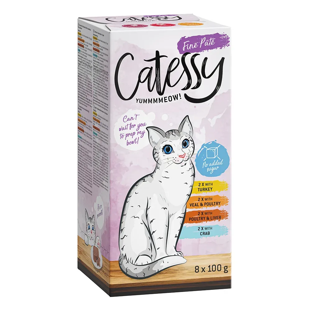 Mixpack Catessy Schälchen 32 x 100 g - Feine Pastete Mix I