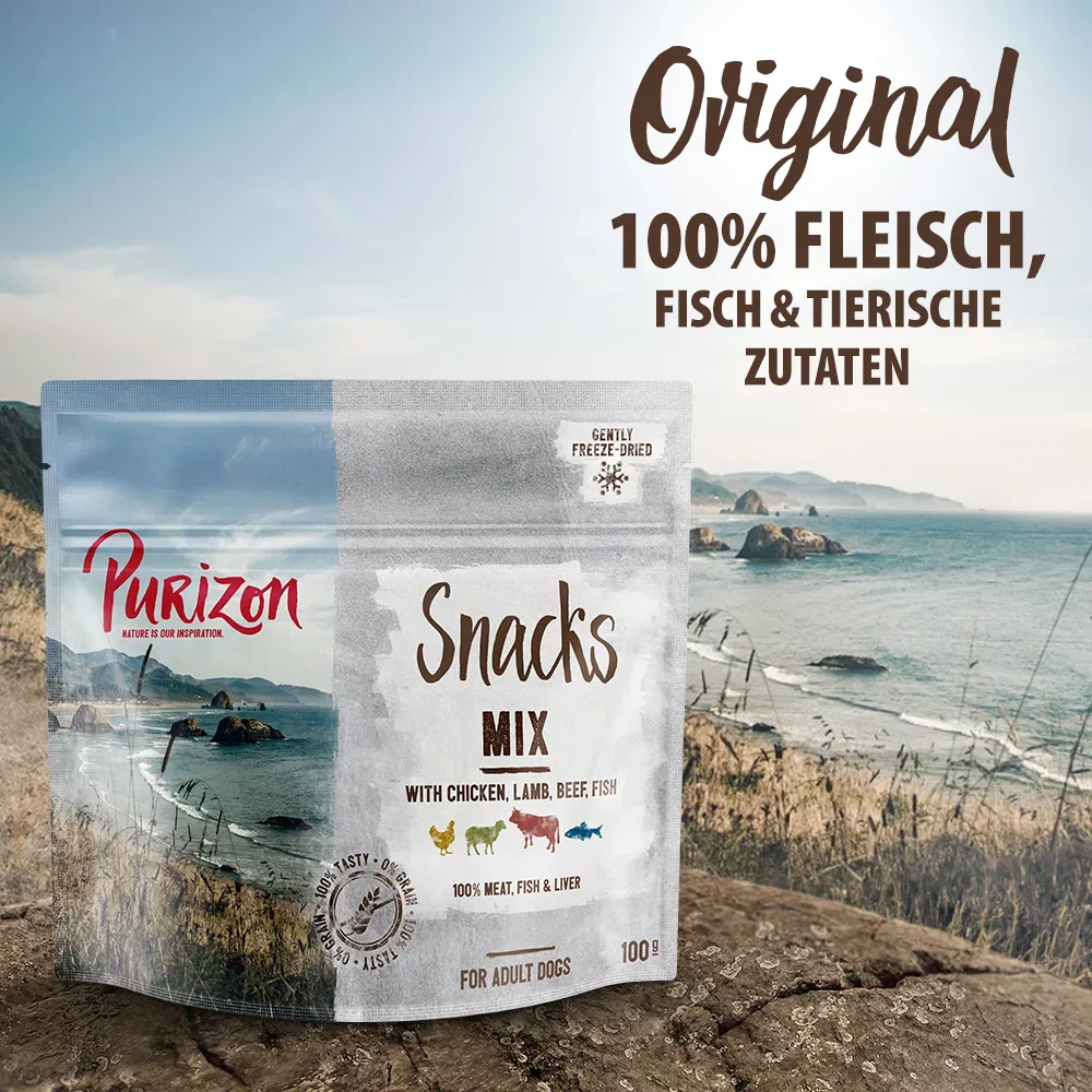 Purizon Snack Mix - getreidefrei - 100 g